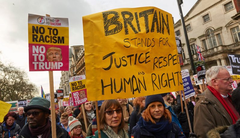 لندن تدافع عن زيارة ترامب بالرغم من الإحتجاجات
