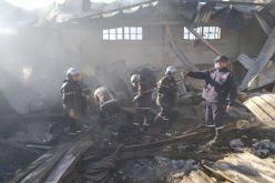 إحتراق مستودع في المنطقة الصناعية بقسنطينة