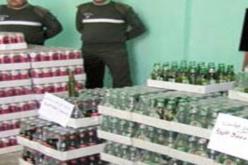 حجز 700 قارورة خمر و توقيف شخص مروج لها بسعيدة