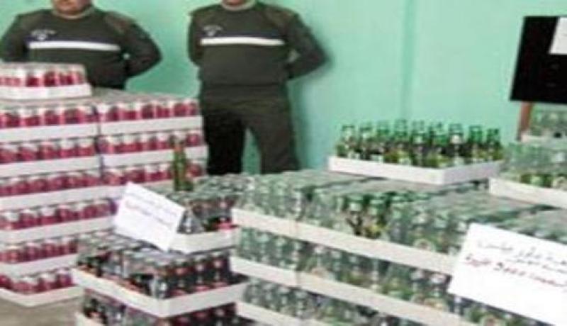 حجز 700 قارورة خمر و توقيف شخص مروج لها بسعيدة
