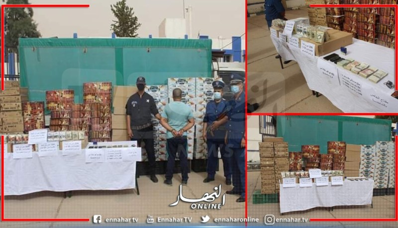 الجلفة: حجز أزيد من 23 ألف وحدة من الشمة المقلدة بعين وسارة