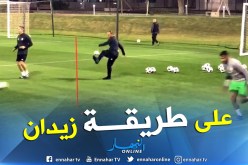 بالفيديو.. بلماضي يشارك لاعبيه التدريبات في قطر