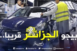 «بيجو ستنطلق في تركيب السيارات بالجزائر الأسابيع المقبلة»