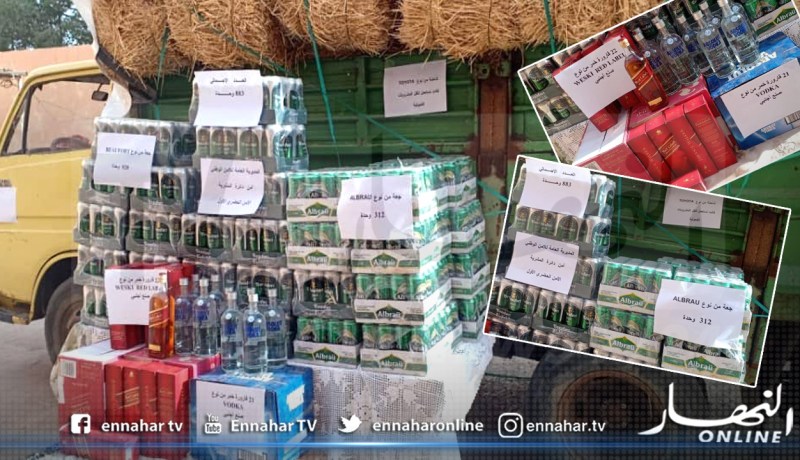 النعامة: حجز أزيد من 880 وحدة من المشروبات الكحولية بالمشرية