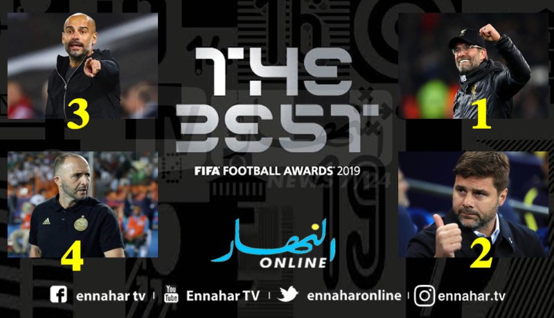 بلماضي رابع أفضل مدرب في العالم