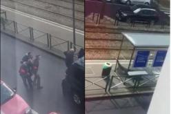 بالفيديو.. الشرطة تمكنت من تحرير الرهينتين وإصابة الإرهابي المشتبه به في بلجيكا