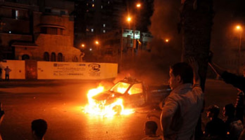 انفجار قنبلة فى 6 سيارات فى مركز شرطة أبو صوير بالإسماعيلية