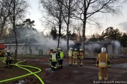 إصابة 30 شخصا في حريق بسكن للاجئين بألمانيا