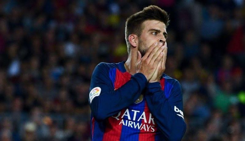 بالفيديو… بيكي ينجو من حادث في قطر