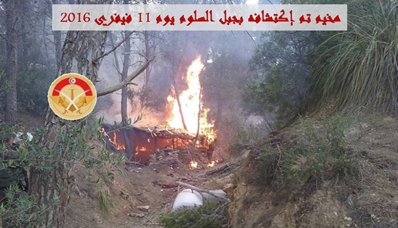 بالصور.. اكتشاف معسكر تدريب للإرهابيين في جبل السلوم بتونس