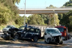 جرحى في حادث مرور على الطريق بين بئر مراد رايس و المعدومين