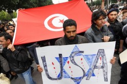 مئة اسلامي يتظاهرون في تونس ضد زيارة بان كي مون