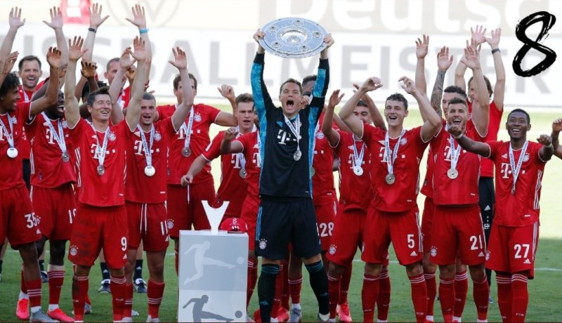 بالصور.. البايرن يتسلم ذرع البطولة للموسم الثامن على التوالي