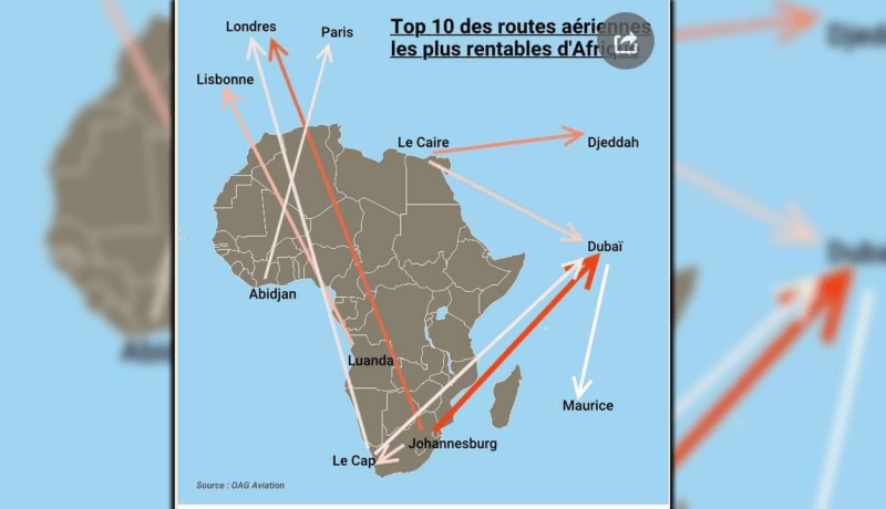 هذه هي الوجهات الإفريقية الأكثر ربحية لشركات الطيران