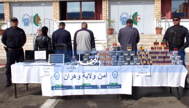 حجز 2225 خرطوشة عيار 16-12 وتوقيف مسبوق قضائي في وهران