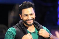 تامر حسني يحتفل بعيد ميلاد زوجته وابنتيه بهذه الصورة