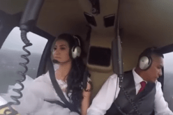 بالفيديو.. مأساة جوية لعروس برازيلية!