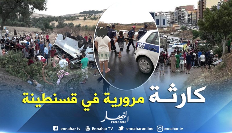 بالصور.. إنقلاب حافلة في قسنطينة يخلف 30 جريح كحصيلة أولية