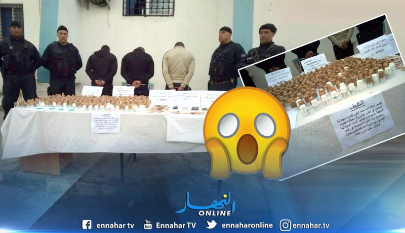 بالصور.. أمن قسنطينة يضع حدا لنشاط شبكة دولية ويحجز 11 ألف قرص مهلوس