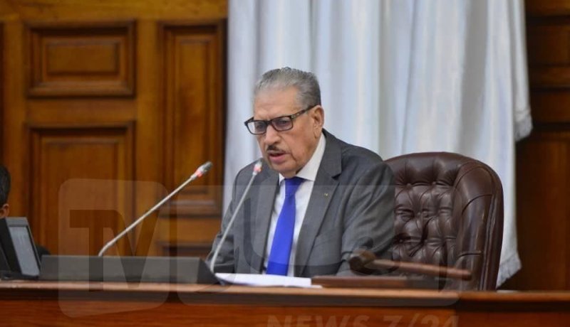 قوجيل يعزي عائلة الفقيد عضو مجلس الأمة المجاهد موسى شرشالي