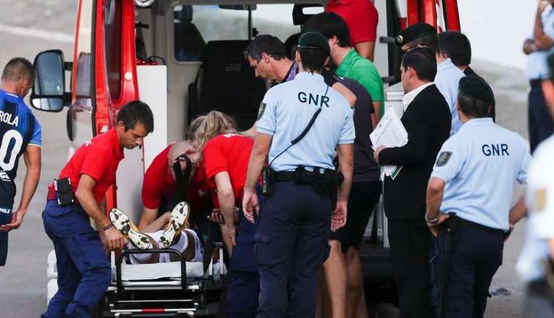 بالفيديو..بلقروي يُصاب ويُحدث “هلعاً” في البرتغال !