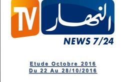 صدارة النهار “تي في” بحصة سوق 25.22 بالمائة