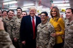 ترامب يقوم بزيارة سرية للقوات الأمريكية في العراق