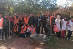 بالصور .. شباب عين الصفراء يحيون ذكرى 11 ديسمبر بحملات تنظيف وتشجير