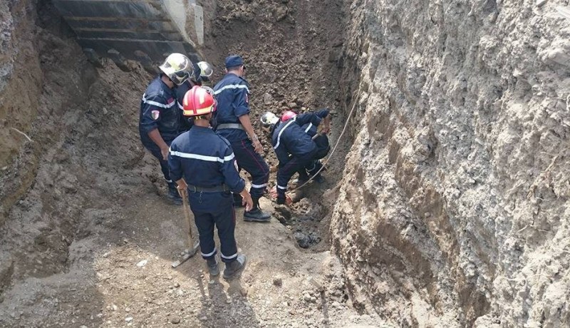 وفاة عاملان ردما أثناء عملية وضع قنوات الصرف الصحي في البليدة