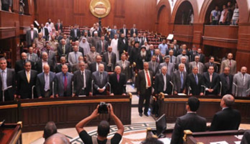 بدء اجتماع جلسة التأسيسية المصرية بدون عزف السلام الجمهورى