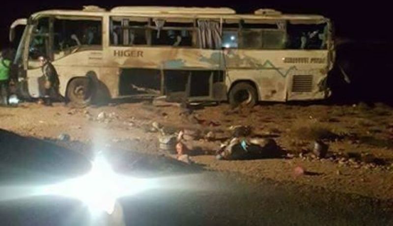 فيديو حادث انقلاب حافلة لنقل المسافرين في المسيلة