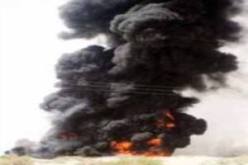 مسلحون يفجرون الأنبوب الرئيسي لنقل الغاز شرق بلاد اليمن