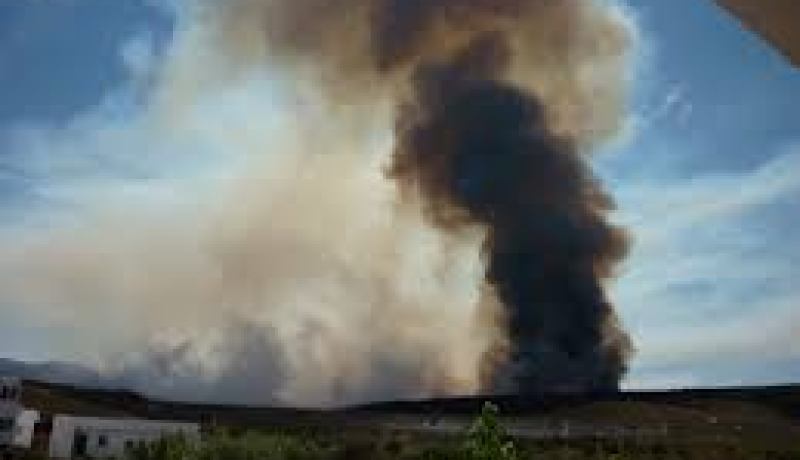 حريق يلتهم 45 هكتارا من الحبوب في قسنطينة