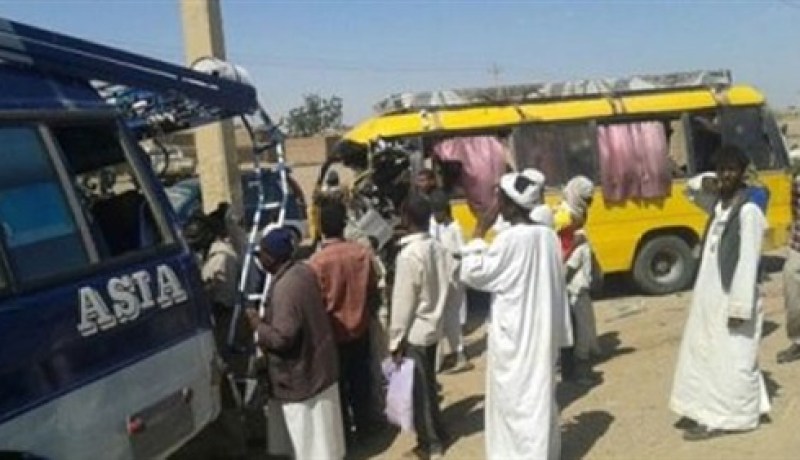 اصطدام حافلتين جنوب الخرطوم  خلف 15قتلى
