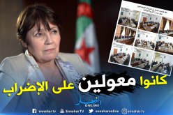 بن غبريت ترد على نقابات القطاع المضربة بالصور