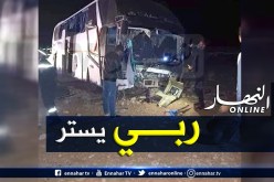 بشار: قتيل و 10 جرحى في إنقلاب حافلة إصطدمت بجمل في العبادلة