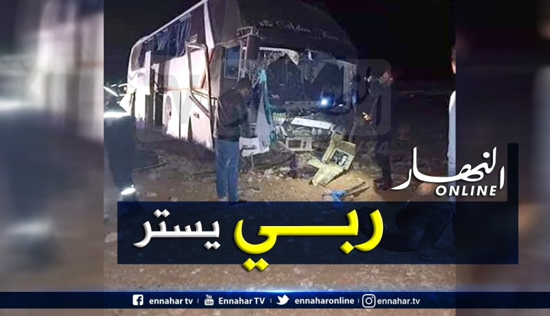 بشار: قتيل و 10 جرحى في إنقلاب حافلة إصطدمت بجمل في العبادلة
