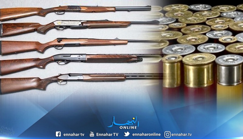 توقيف تونسيين إثنين بحوزتهما 5 بنادق صيد و5 آلاف خرطوشة بتبسة