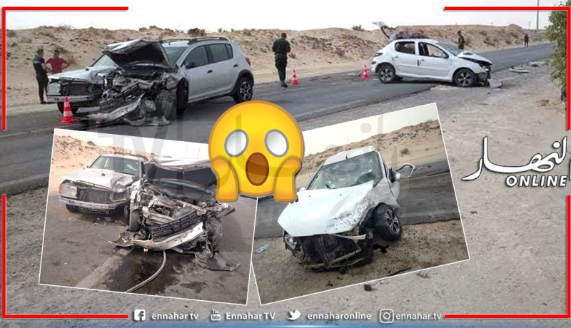 الوادي..4 جرحى في إصطدام بين ثلاث سيارات