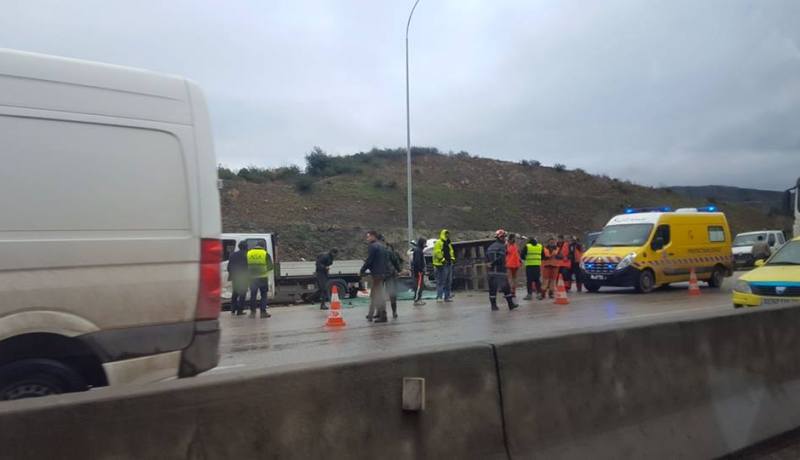 8 جرحى في حادث مرور على مستوى نفق بوزقزة ببومرداس