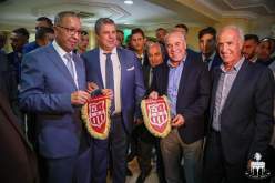 بالصور..واليا العاصمة والبليدة يزوران فريق بلوزداد بفندق الورود قبل النهائي بساعات