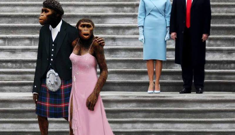 صحيفة بلغارية كبيرة تحوّل أوباما وزوجته إلى قرود