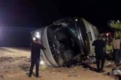 13 جريحا في حادث انحراف حافلة بالقرب من البيض