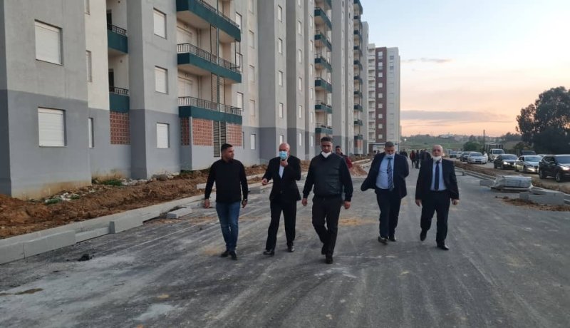 العاصمة.. بلعريبي يعاين أشغال انجاز 3259 مسكن “عدل” بالدويرة