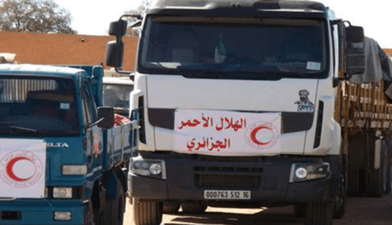 الجزائر تمنح مساعدة إنسانية للشعب الليبي