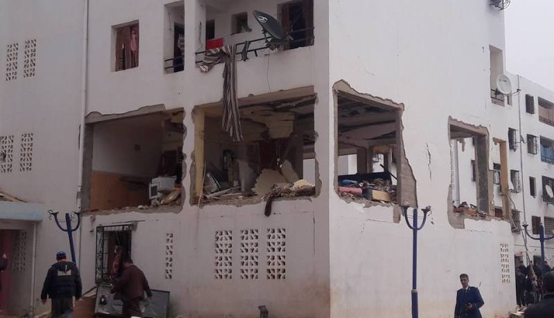 تضرر 4 منازل بسبب الانفجار والوالي يأمر بترحيل 15 عائلة وإعادة إسكانها بخميس مليانة