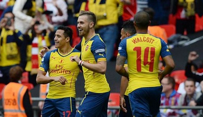 أرسنال يكتسح أستون فيلا يتوج بطلا لكأس الاتحاد الإنجليزي