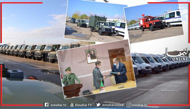بالصور: الجيش يسلم 818 عربة متعددة المهام وسيارات نفعية لعدد من الهيئات العمومية والمؤسسات