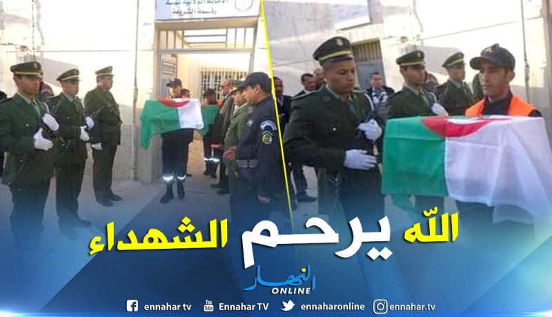 بالصور .. تبسة: دفن رفاة شهيدين بمقبرة الشهداء في الشريعة بمناسبة 1 نوفمبر