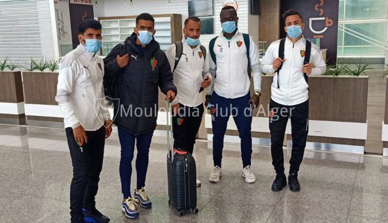 بالصور.. بعثة مولودية الجزائر تشد الرحال إلى تونس